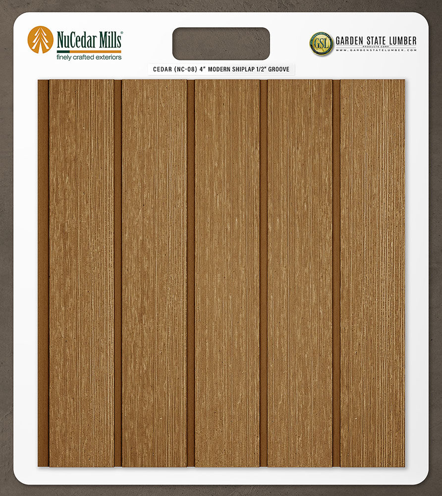 4" Modern Shiplap - T&G Vertical Siding